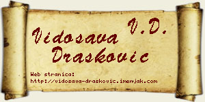 Vidosava Drašković vizit kartica